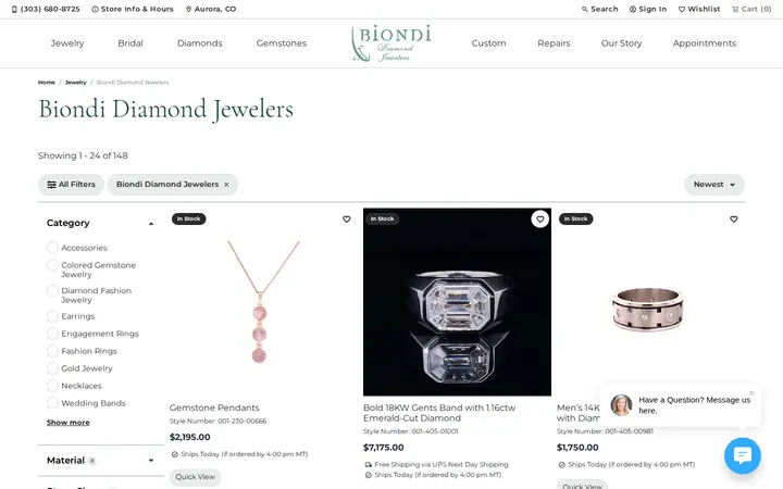 /jewelry/brand/biondi-diamond-jewelers — Biondi Diamond Jewelers
