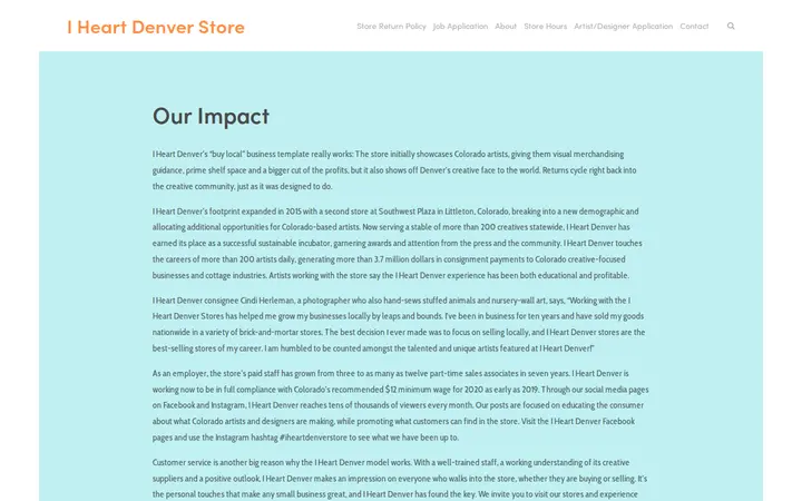 /impact — I Heart Denver