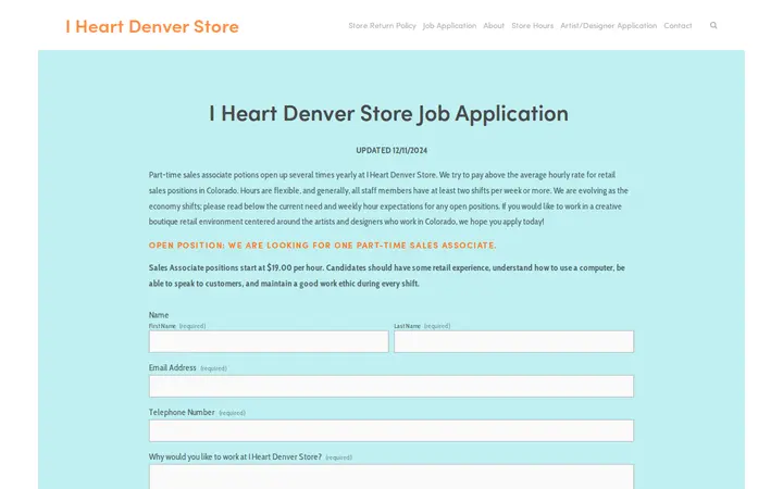 /job-application — I Heart Denver