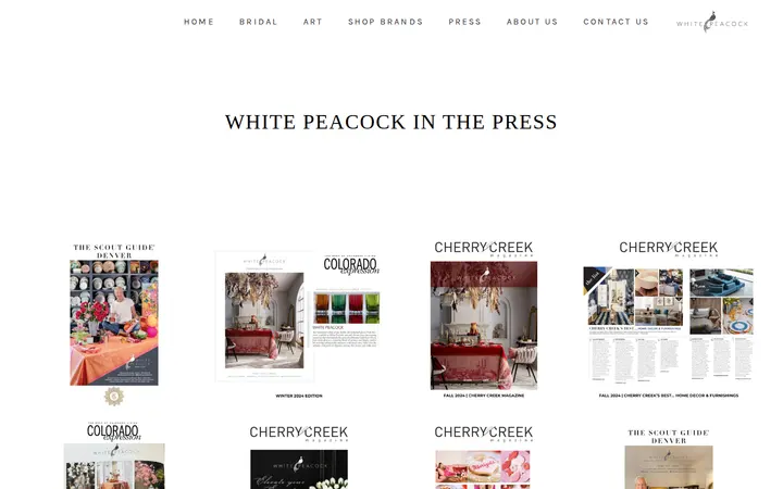 /press — White Peacock