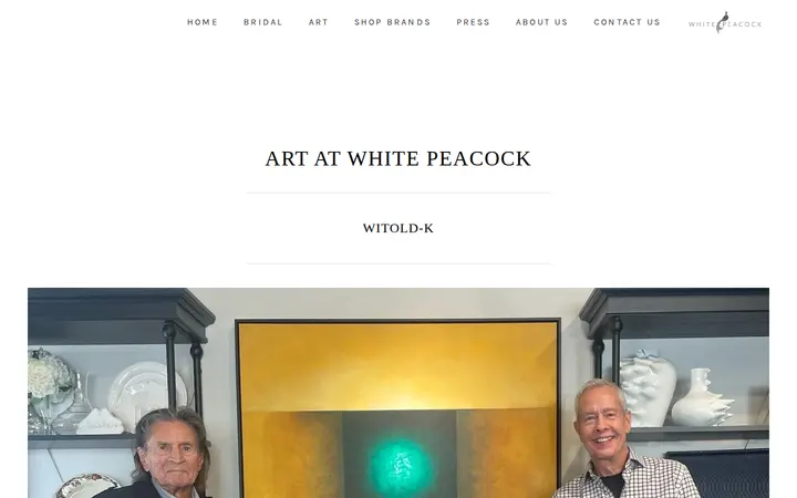 /art — White Peacock