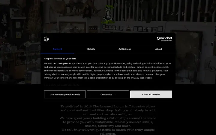 Website of The Learned Lemur
