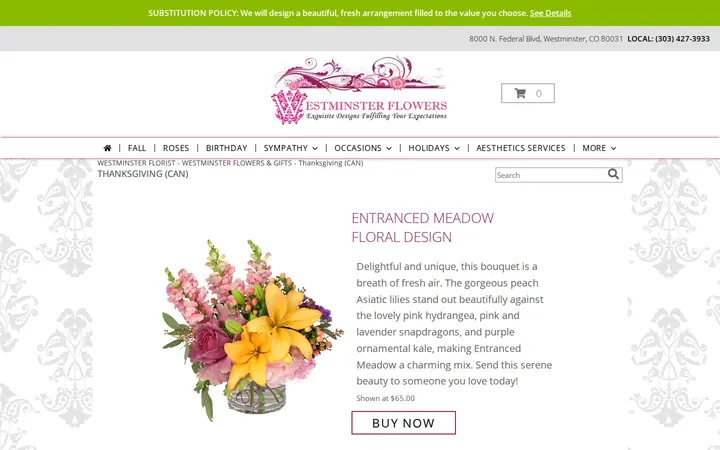 /thanksgiving-flowers-can.php — Westminster Flowers and Gifts