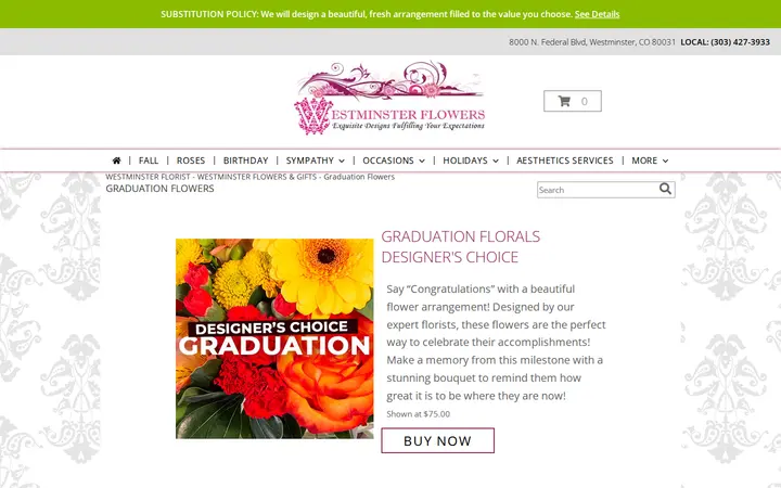 /graduation-flowers — Westminster Flowers and Gifts