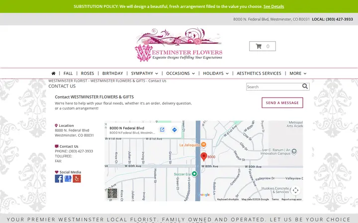 /contact_us.php — Westminster Flowers and Gifts
