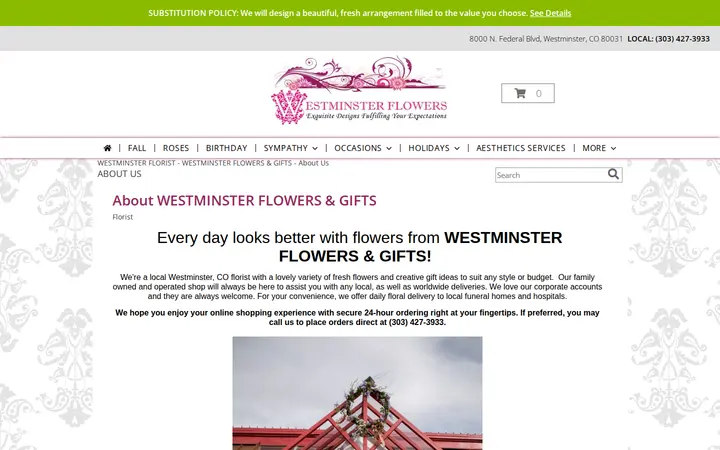 /about_us.php — Westminster Flowers and Gifts