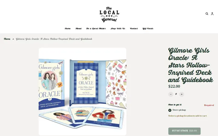 /product/gilmore-girls-oracle-a-stars-hollow-inspired-deck-and-guidebook/VIYKGSE6UQLXTIJQXLWBZRHX — The Local General