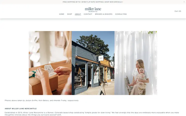 /about — Miller Lane Mercantile