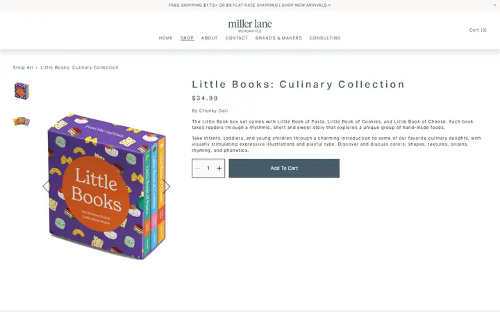 /shop-all/p/little-books-culinary-collection — Miller Lane Mercantile