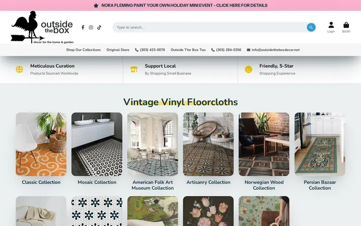 Website of Outside The Box and Outside The Box Too | Two Stores, Same Building | Gifts, Home/Garden Decor, Souvenirs | Arvada, Colorado