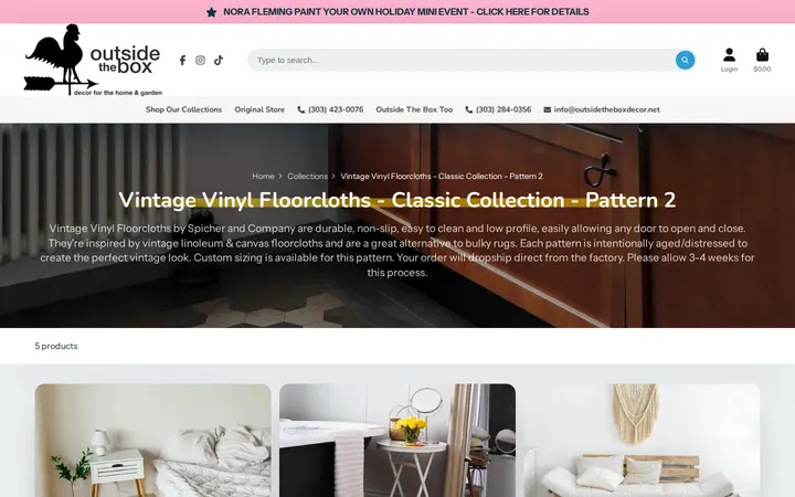 /collections/vintage-vinyl-classic-collection-pattern-2 — Outside The Box and Outside The Box Too | Two Stores, Same Building | Gifts, Home/Garden Decor, Souvenirs | Arvada, Colorado