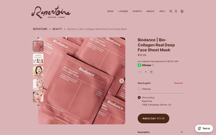 /product/biodance-bio-collagen-real-deep-face-sheet-mask/6ROPKEDRUXILI7X4JEIIXTSM — Repertoire