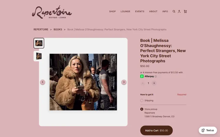 /product/book-melissa-o-shaughnessy-perfect-strangers-new-york-city-street-photographs/NHYBWBOUQQKILW3UVOGR7NGF — Repertoire