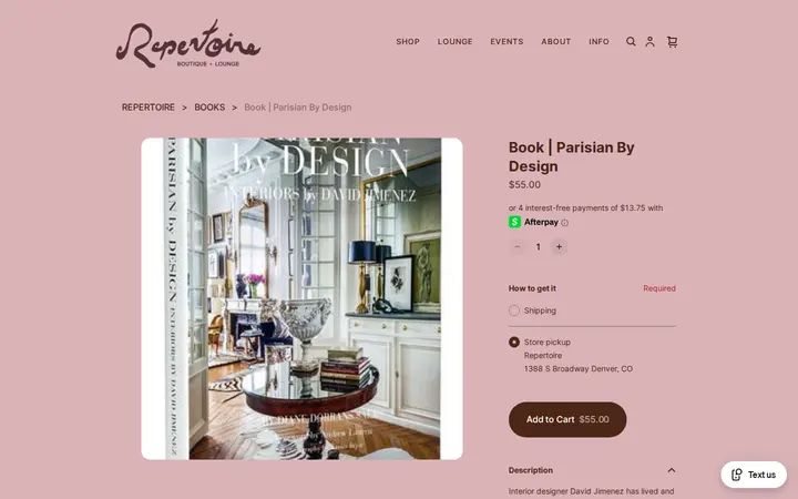 /product/book-parisian-by-design/XCQ2IZXSAZGRVQT4IEORPZ7L — Repertoire