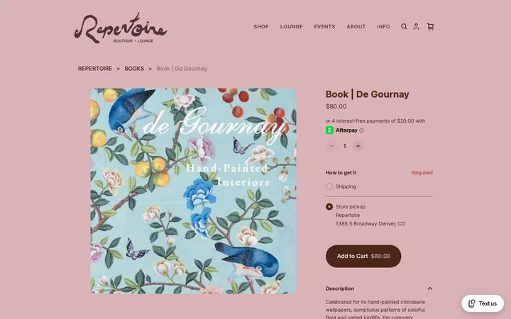 /product/book-de-gournay/4GX67FQOADKWKFD56BYKXRUX — Repertoire