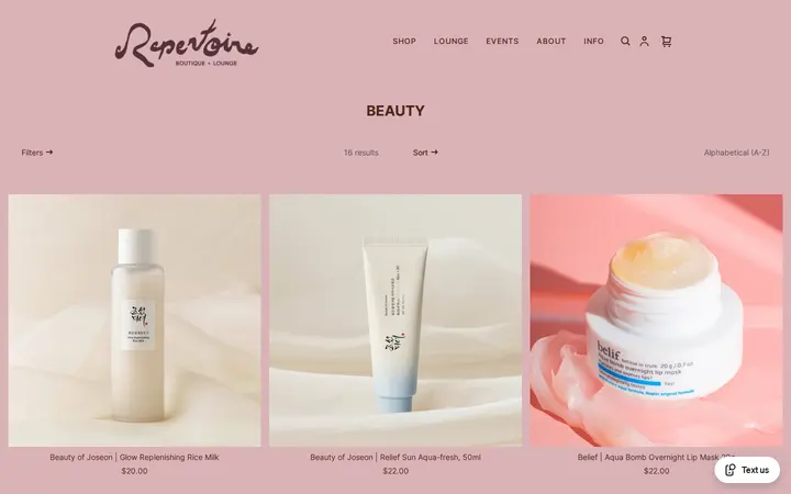 /shop/beauty/6OB6ZBW3CUKAZH2XCMY5CCSK — Repertoire