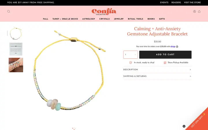 /collections/jewelry/products/calming-anti-anxiety-beaded-bracelet — Confía Collective