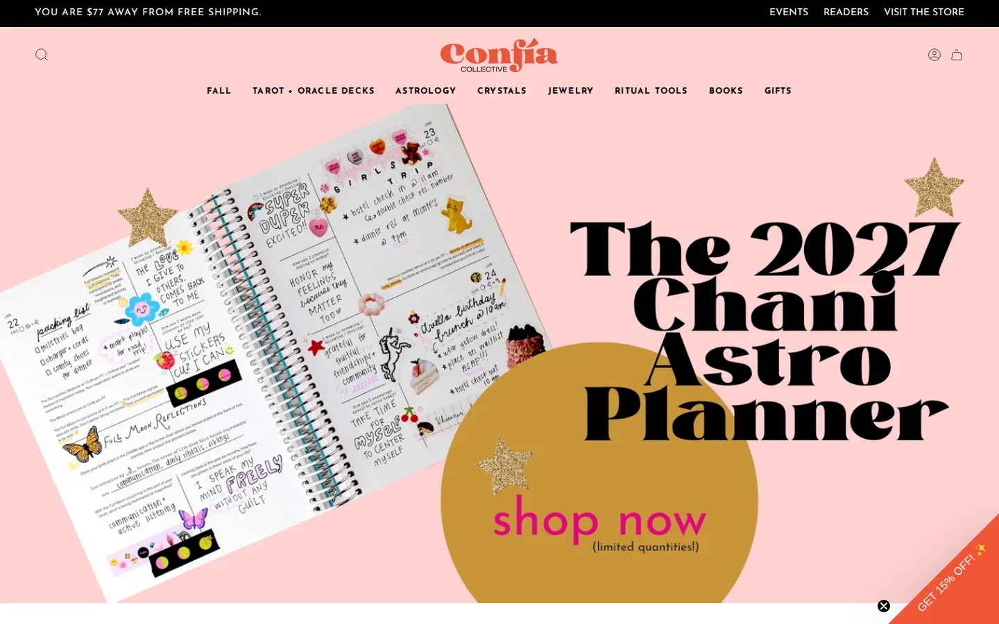 Captured website of Confía Collective