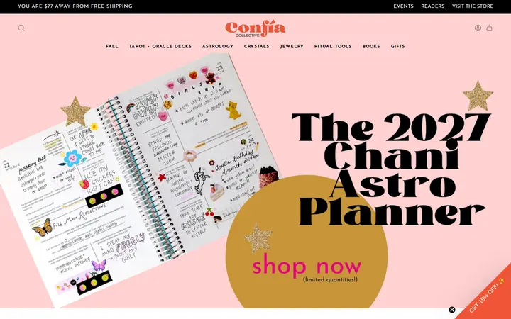 Website of Confía Collective