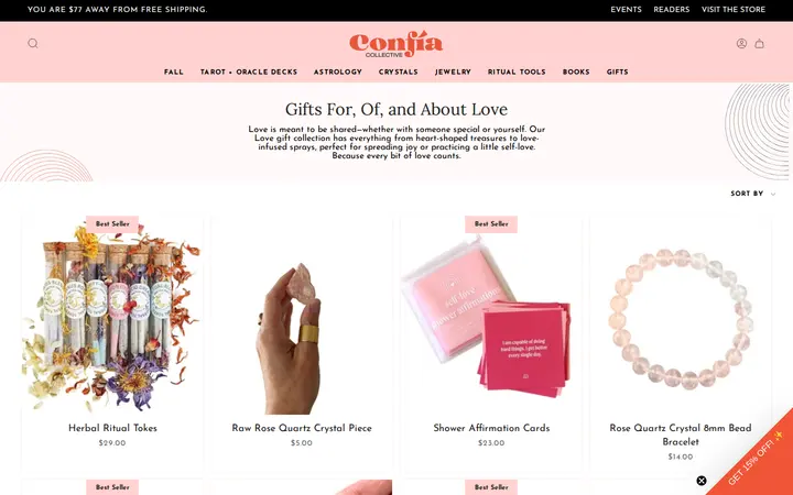 /collections/gifts-by-need-love — Confía Collective