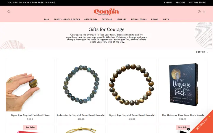 /collections/gifts-by-need-courage — Confía Collective