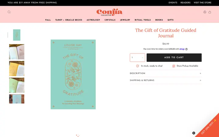 /collections/gifts-by-need-gratitude/products/the-gift-of-gratitude — Confía Collective