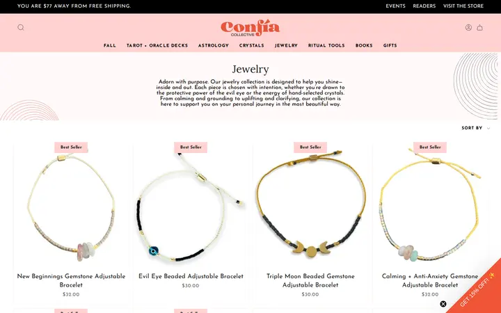 /collections/jewelry — Confía Collective