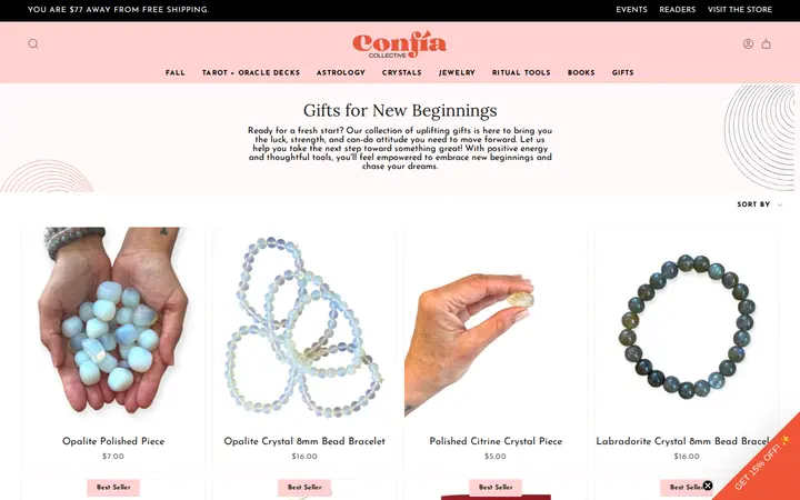/collections/gifts-by-need-new-beginnings — Confía Collective