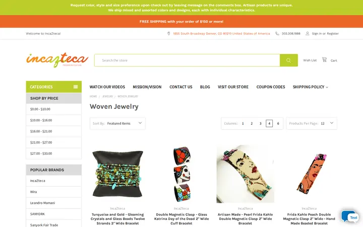 /woven-jewelry — Incazteca, Inc.