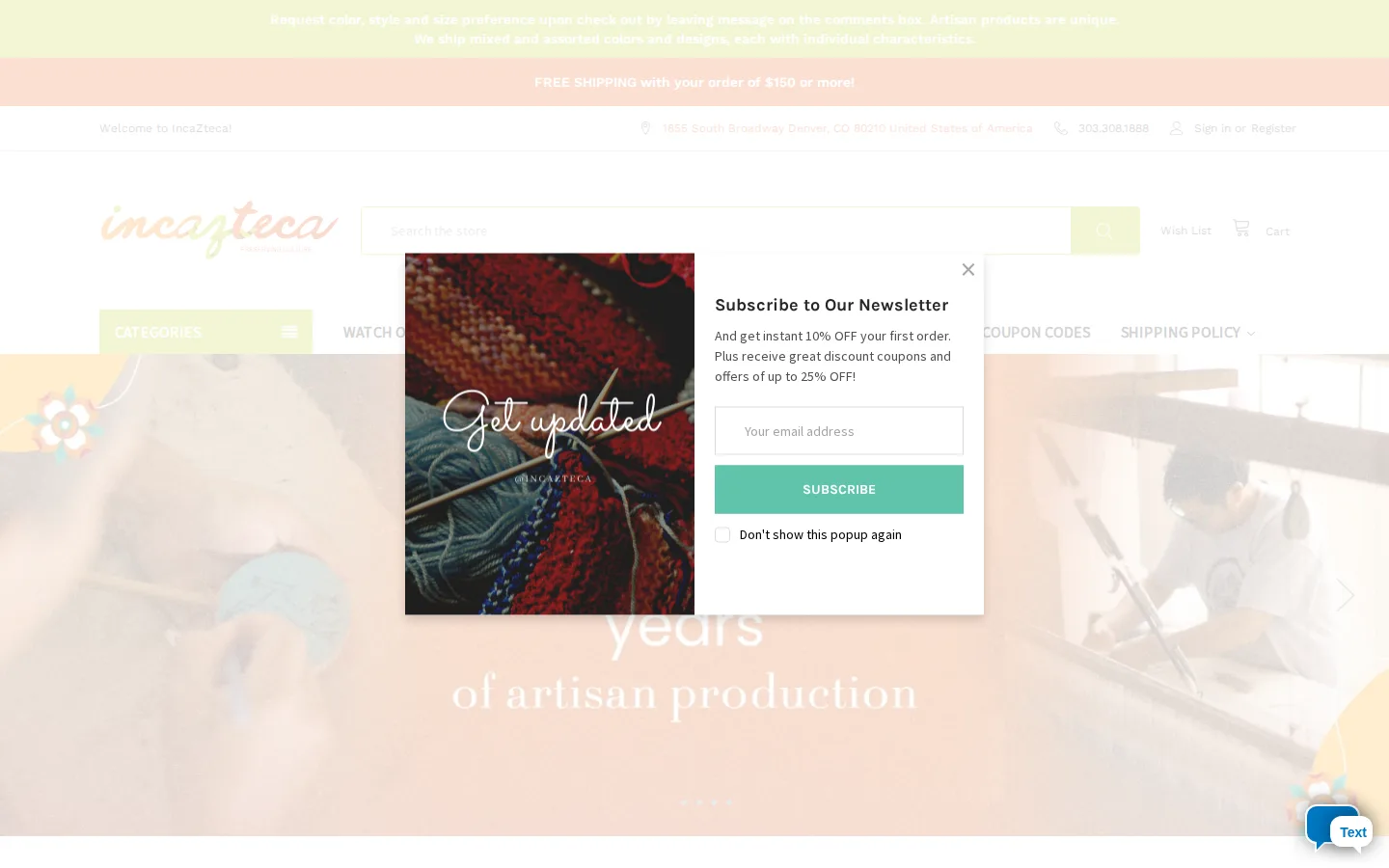 Captured website of Incazteca, Inc.