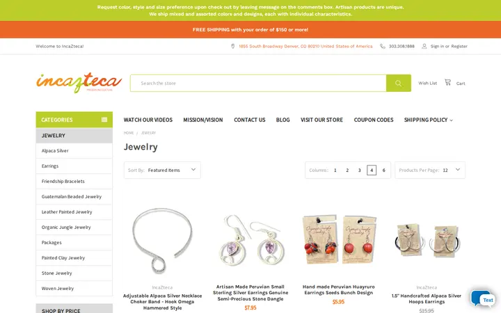 /jewelry — Incazteca, Inc.