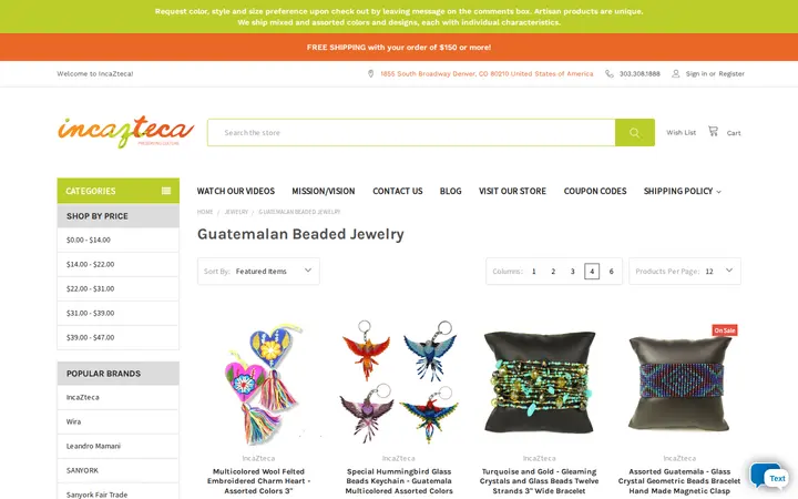 /guatemalan-beaded-jewelry — Incazteca, Inc.