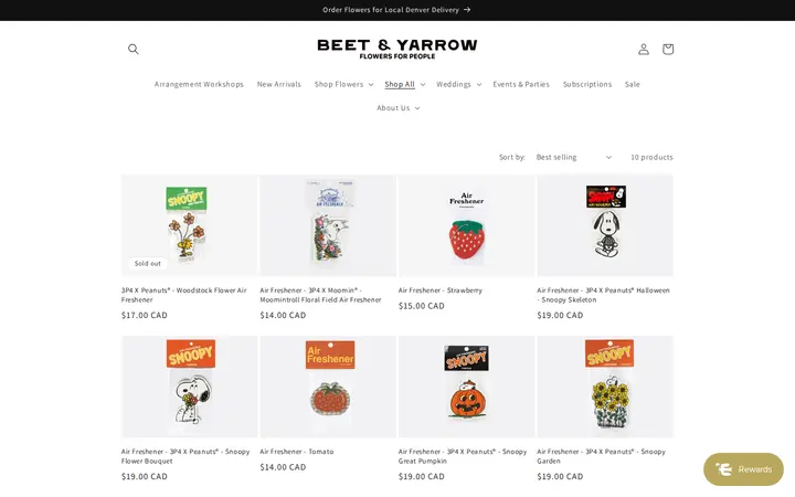 /collections/air-freshner — Beet & Yarrow Florist