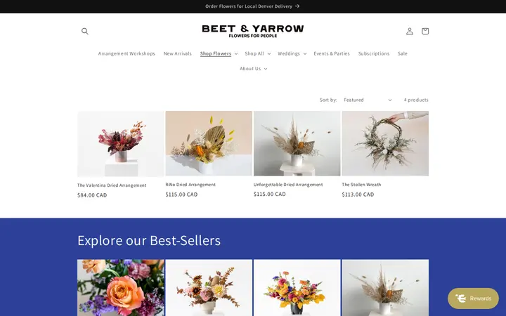 /collections/dried — Beet & Yarrow Florist