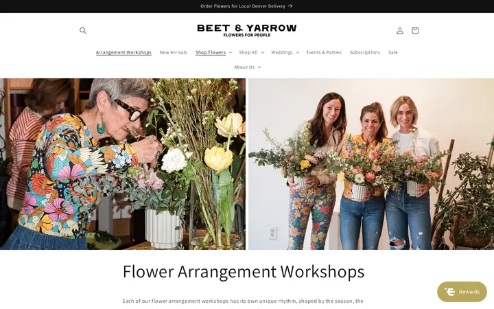 /pages/flower-arrangement-workshops — Beet & Yarrow Florist