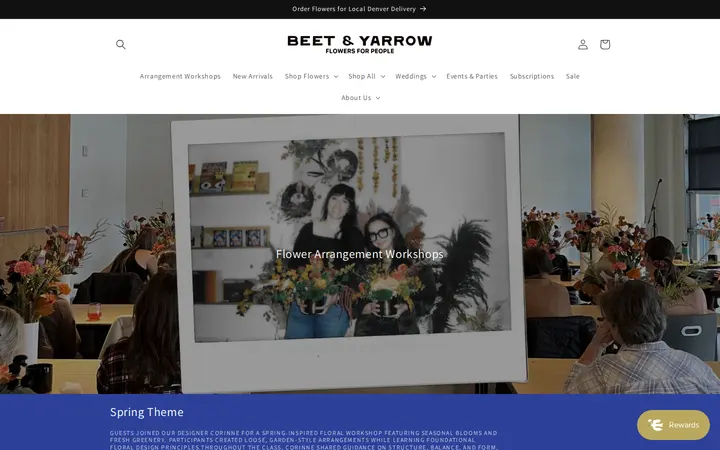 /pages/workshop-gallery — Beet & Yarrow Florist