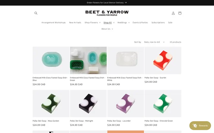 /collections/bath-body — Beet & Yarrow Florist