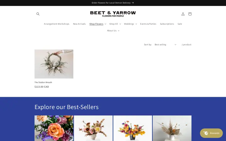 /collections/wreaths — Beet & Yarrow Florist
