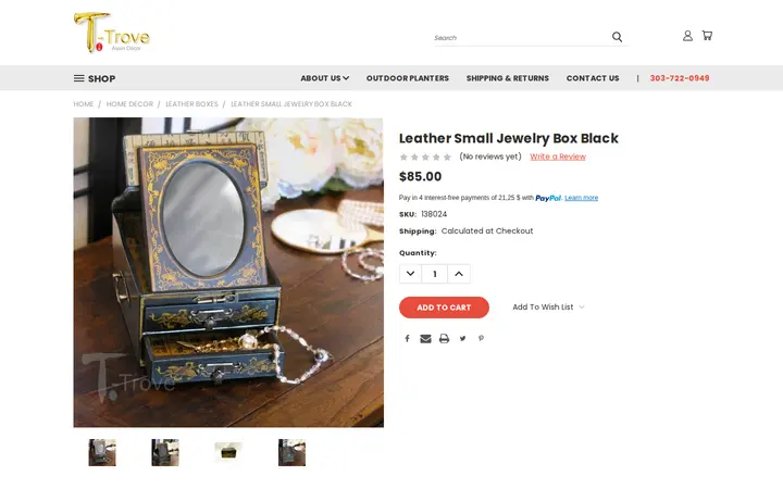 /products/Small-Black-Leather-Jewelry-Box.html — T-Trove Asian Decor