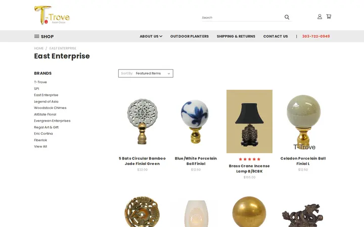 /brands/East-Enterprise.html — T-Trove Asian Decor