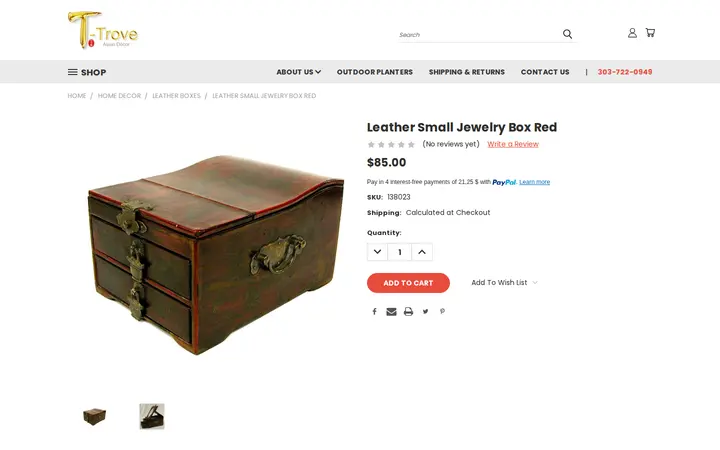 /products/Red-Leather-Jewelry-Box-Small.html — T-Trove Asian Decor