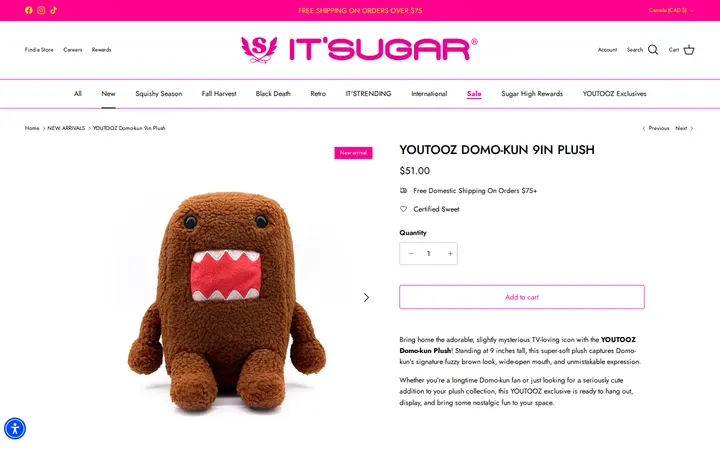 /collections/new-arrivals/products/youtooz-domo-kun-plush-9in — IT'SUGAR Denver Pavilions