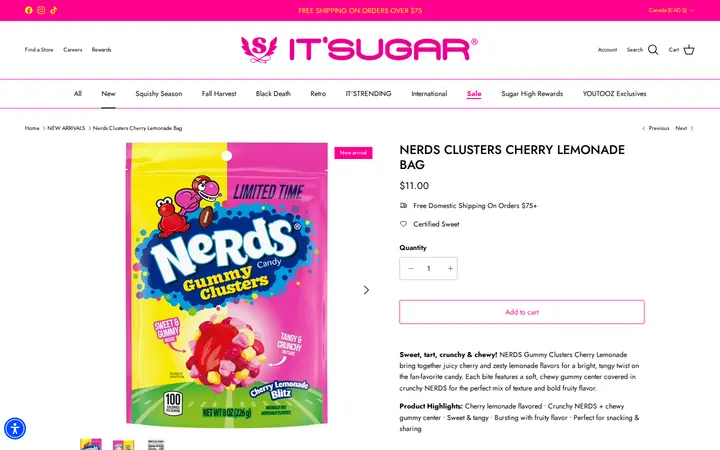 /collections/new-arrivals/products/peg-nerds-clusters-cherry-lemonade — IT'SUGAR Denver Pavilions