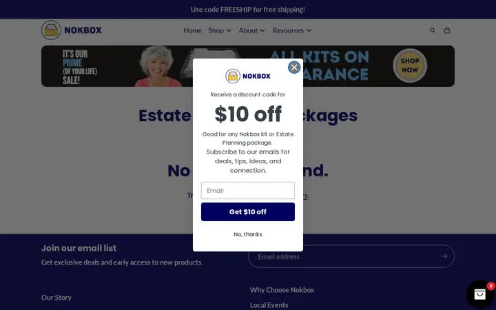 /collections/estate-planning-packages — The Nokbox