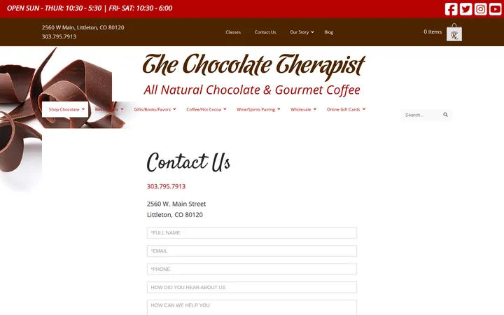 /contact-us — The Chocolate Therapist