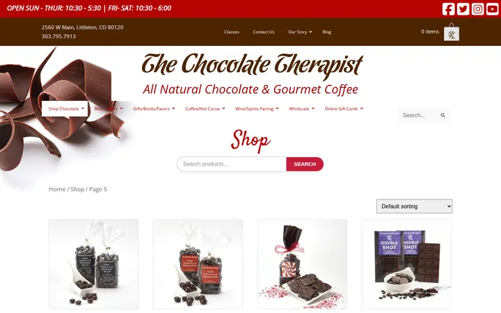 /shop/page/5 — The Chocolate Therapist
