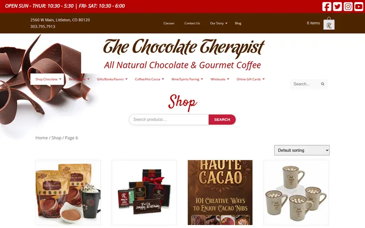 /shop/page/6 — The Chocolate Therapist