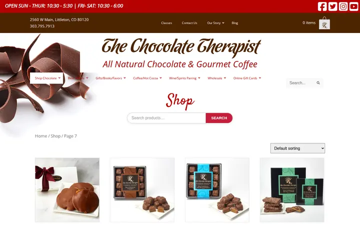 /shop/page/7 — The Chocolate Therapist