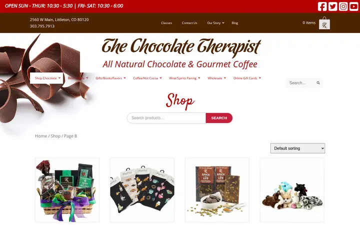 /shop/page/8 — The Chocolate Therapist