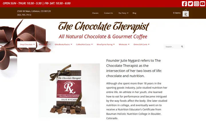 /our-story-the-chocolate-therapist/history-of-the-chocolate-therapist — The Chocolate Therapist